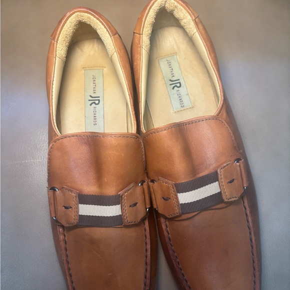 Elegant Tan Leather Loafers for Men - Picture 2 of 6